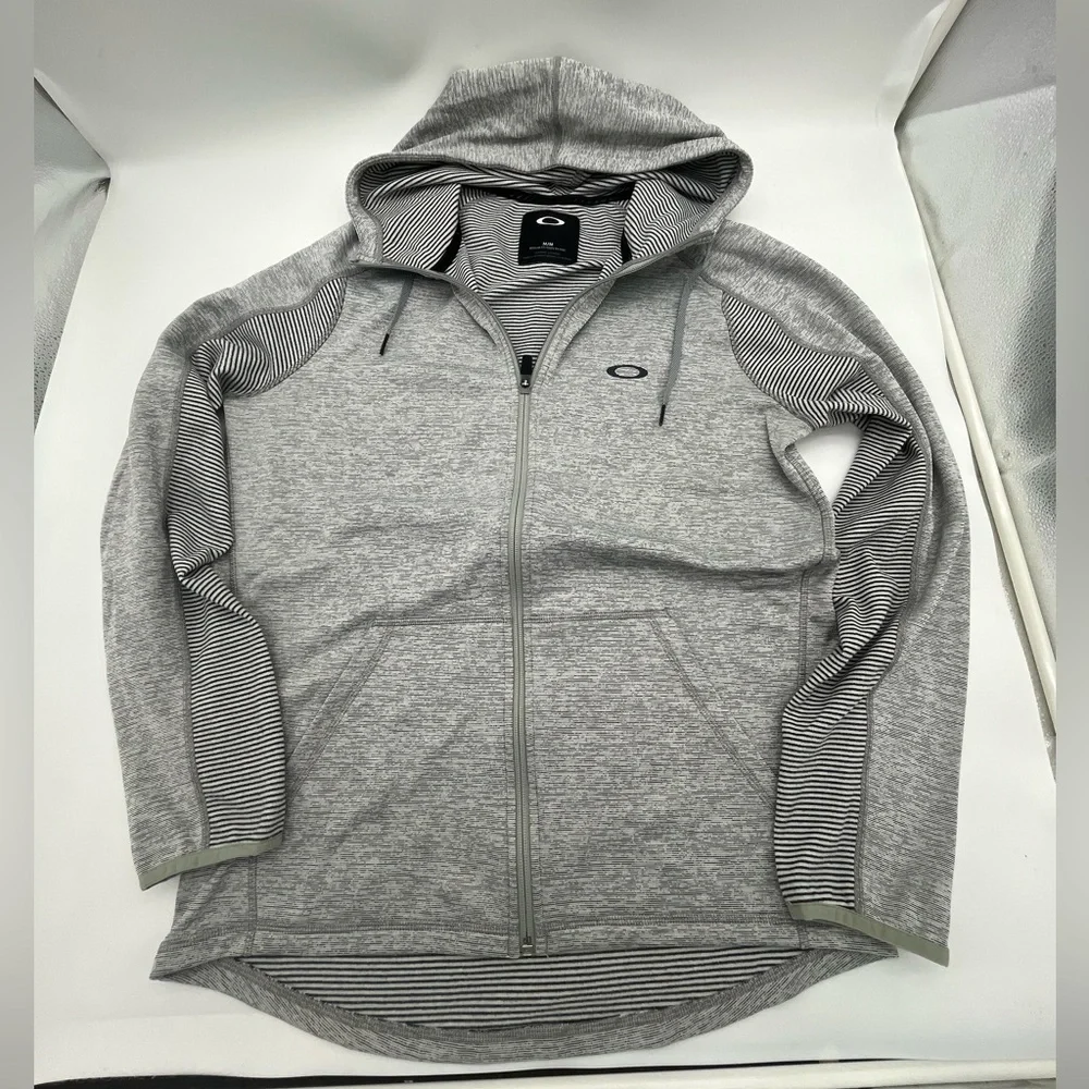 Oakley Hoodie- Grey black white - Picture 1 of 5